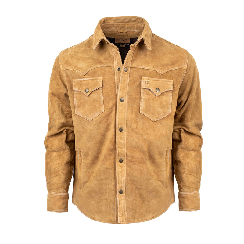 Women's STS Ranchwear Scottsdale Suede Jacket with Western cut, stylishly crafted for a classic western look.
