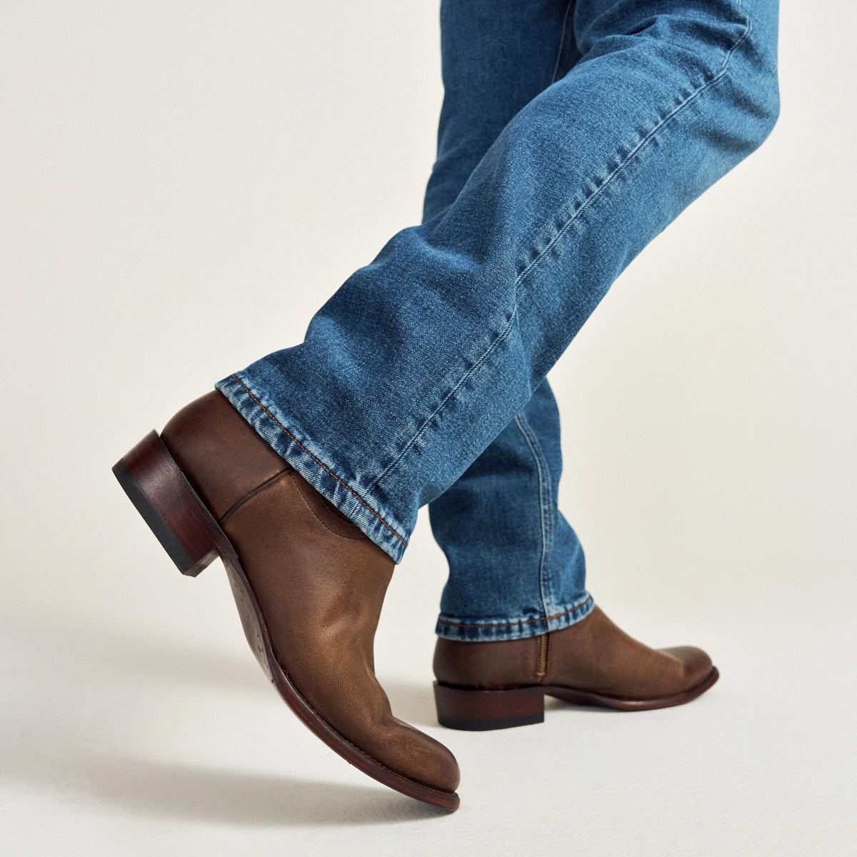 Tecovas Men's The Dean Zip Western Boot, Cafe Goat – lifestyle 3