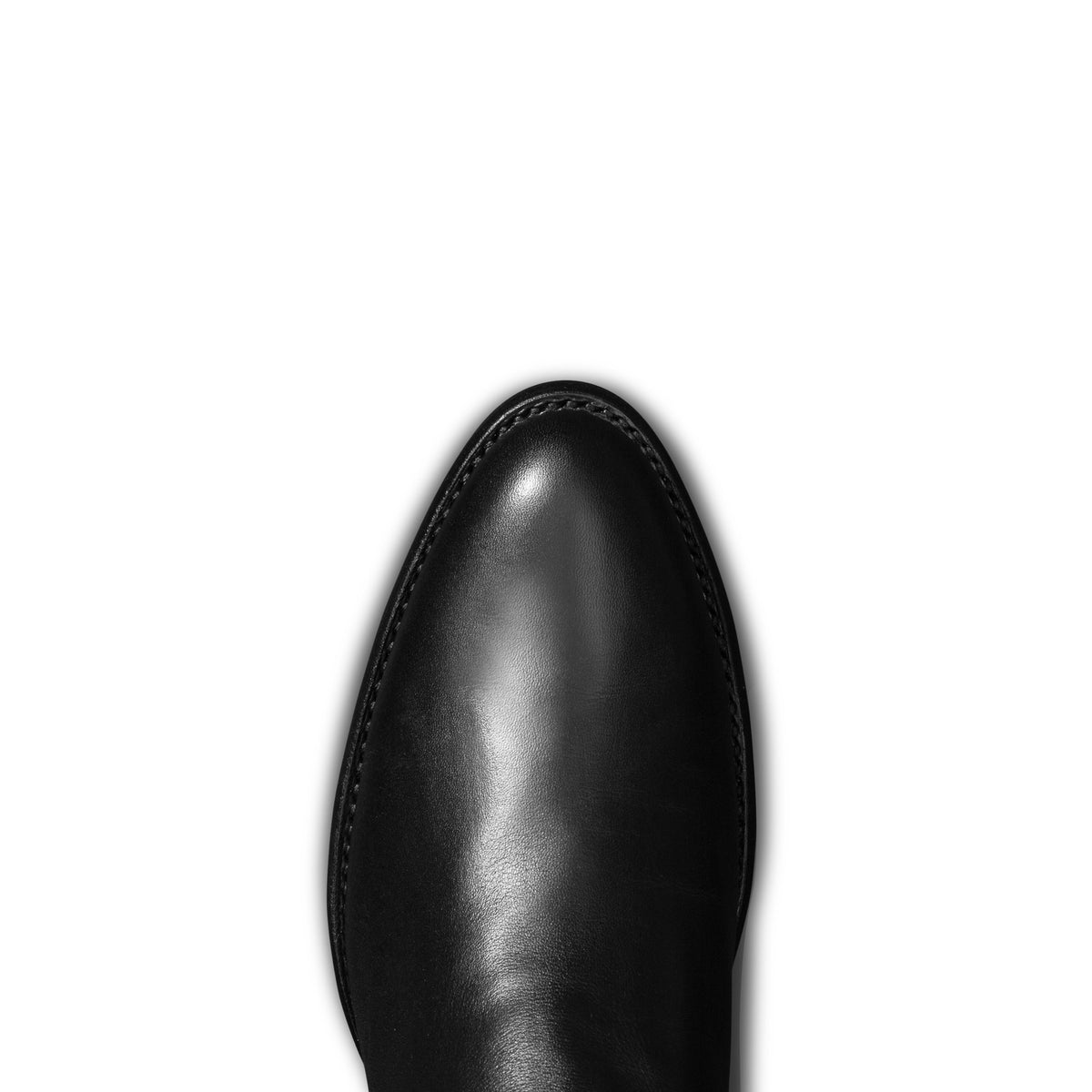 Tecovas Men's The Dean Zip Western Boot, Midnight Cowhide – top
