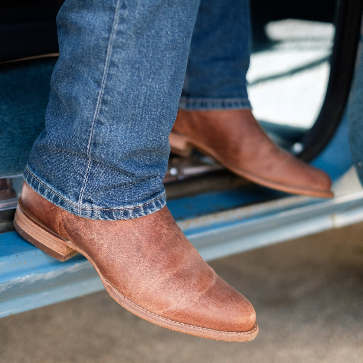 Tecovas Men's The Earl Roper Boot, Scotch Goat – lifestyle 4