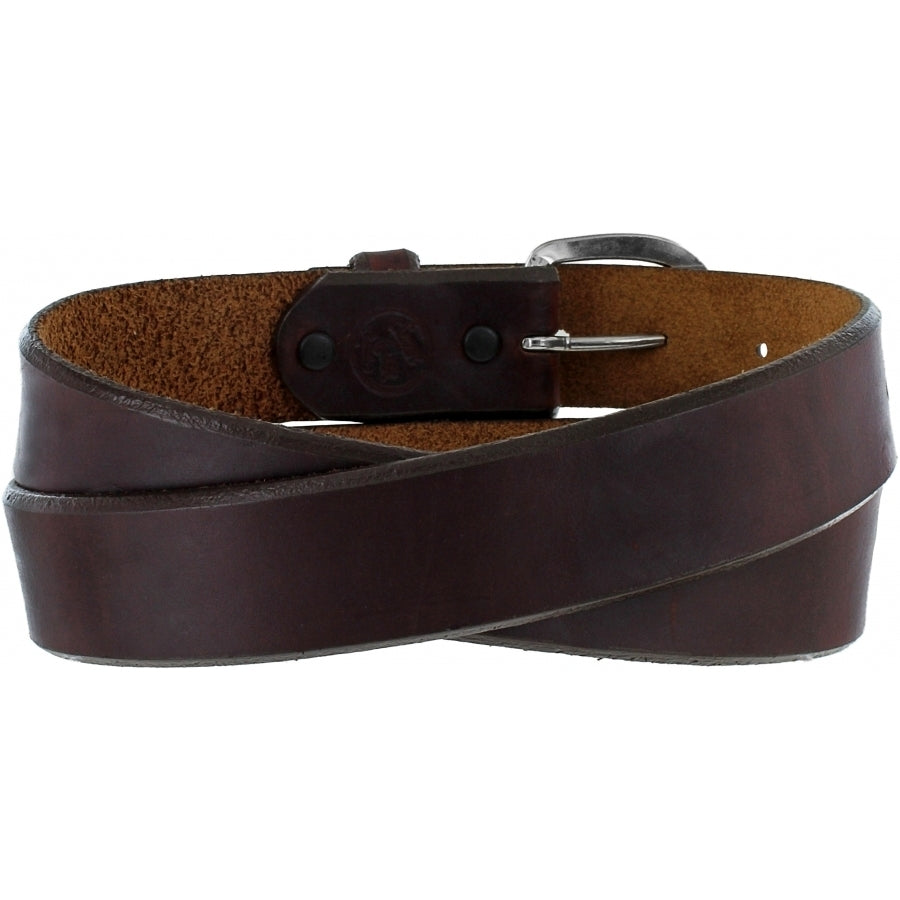Tony Lama Blue Light Special belt by Leegin, stylish leather belt with blue accents, shown with belt buckle and detailed stitching.