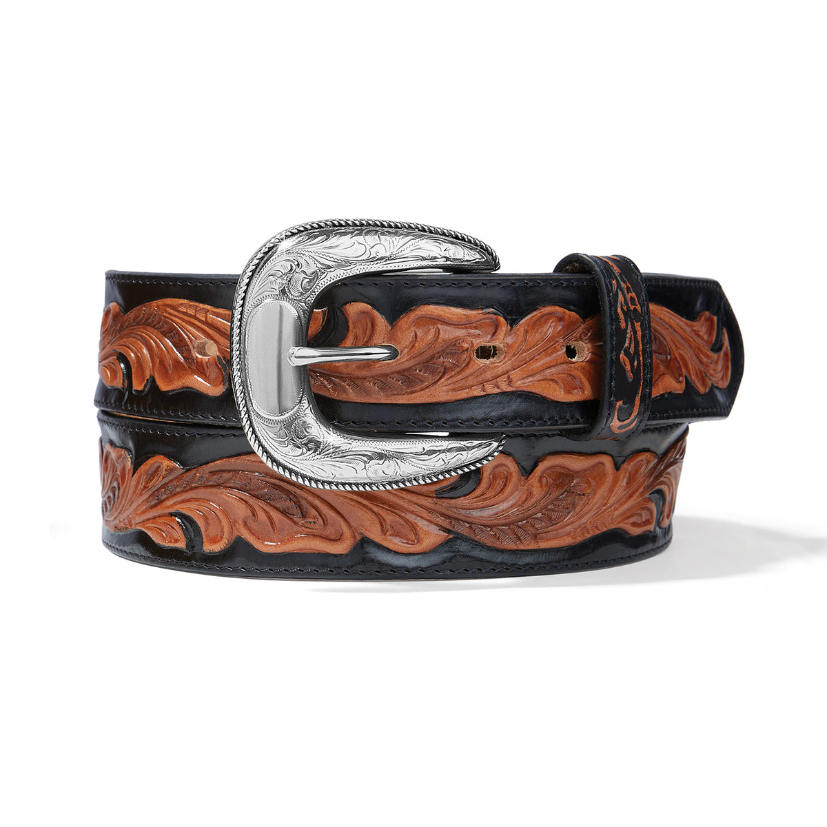 Leegin Tony Lama Chiara belt with intricate leather design, stylish accessory for casual and dress outfits.