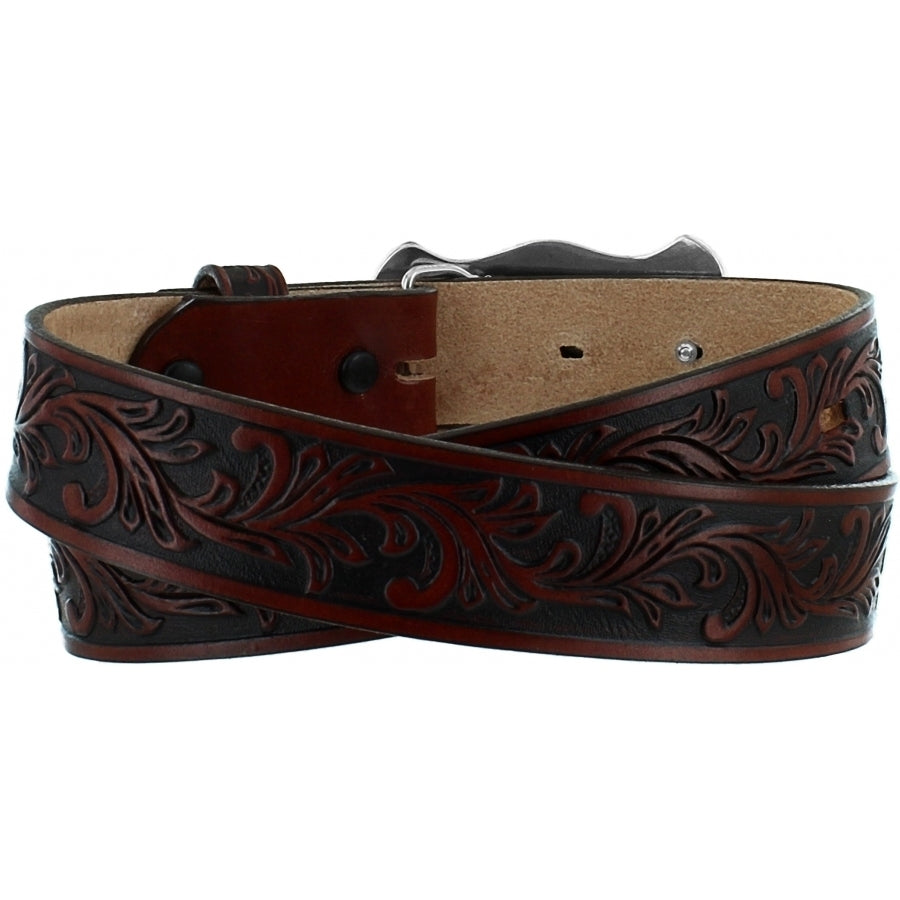 Tony Lama Little Texas kids' belt with Western-style design, leather strap, and metal buckle for boys and girls.