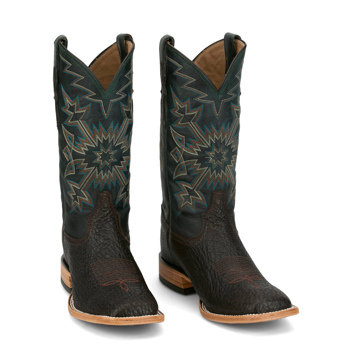 Tony Lama Men's Armando 13" Shark Western Boot, Chocolate – pair