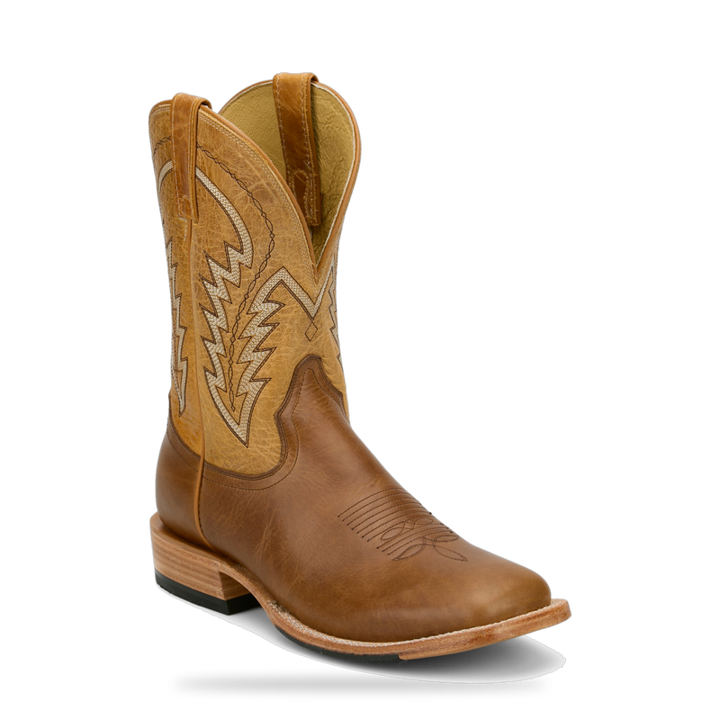 Tony Lama Men's Bergen Western Boot, Tan – 3/4 front