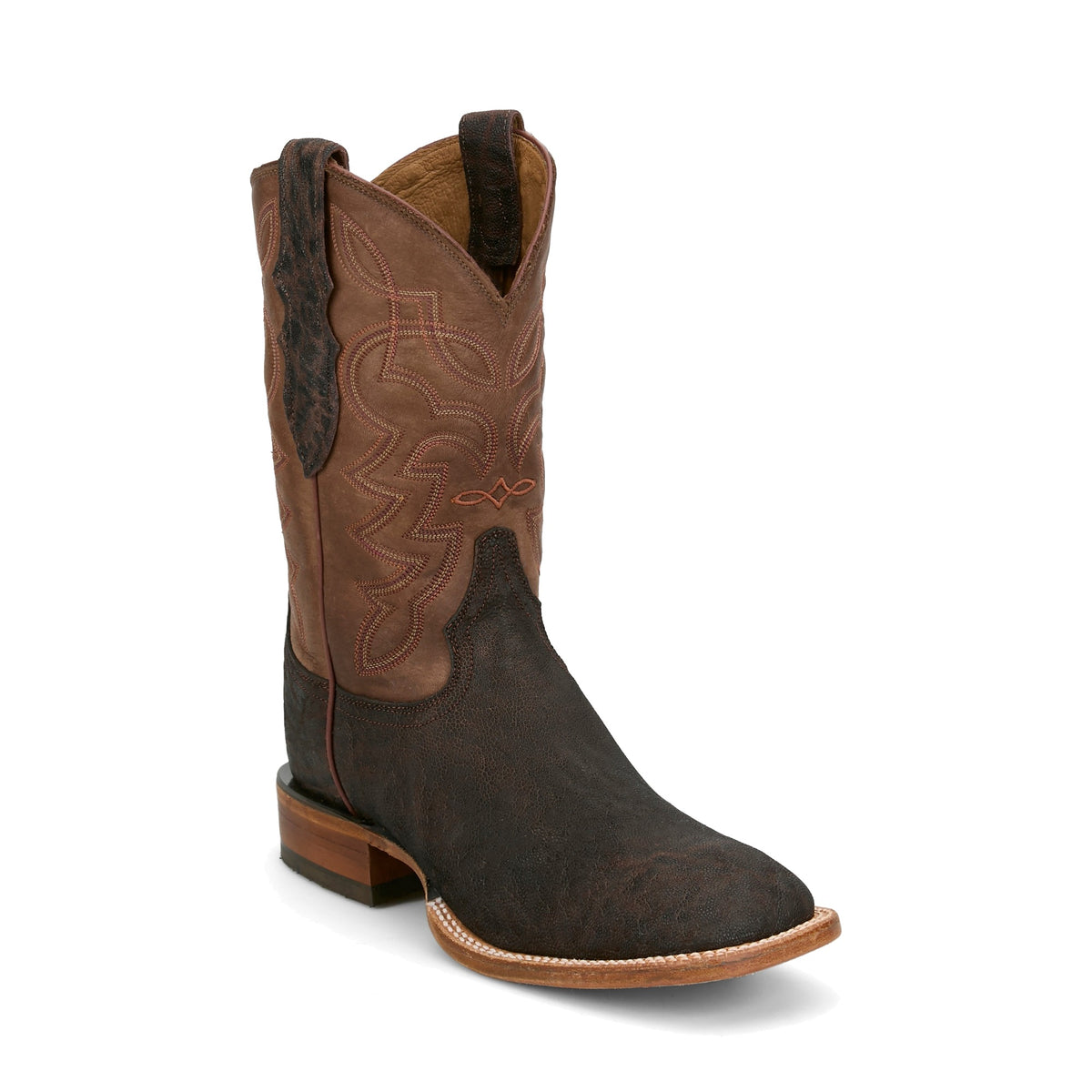 Tony Lama Men's Maldor Elephant Western Boot, Barnwood – 3-4 front