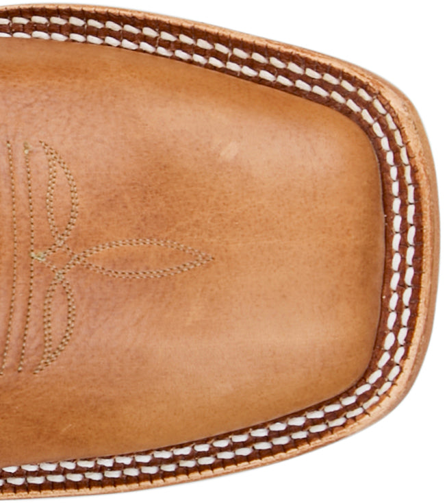 Tony Lama Men's Samuel 13-inch tan cowboy boots with leather construction and classic Western design.