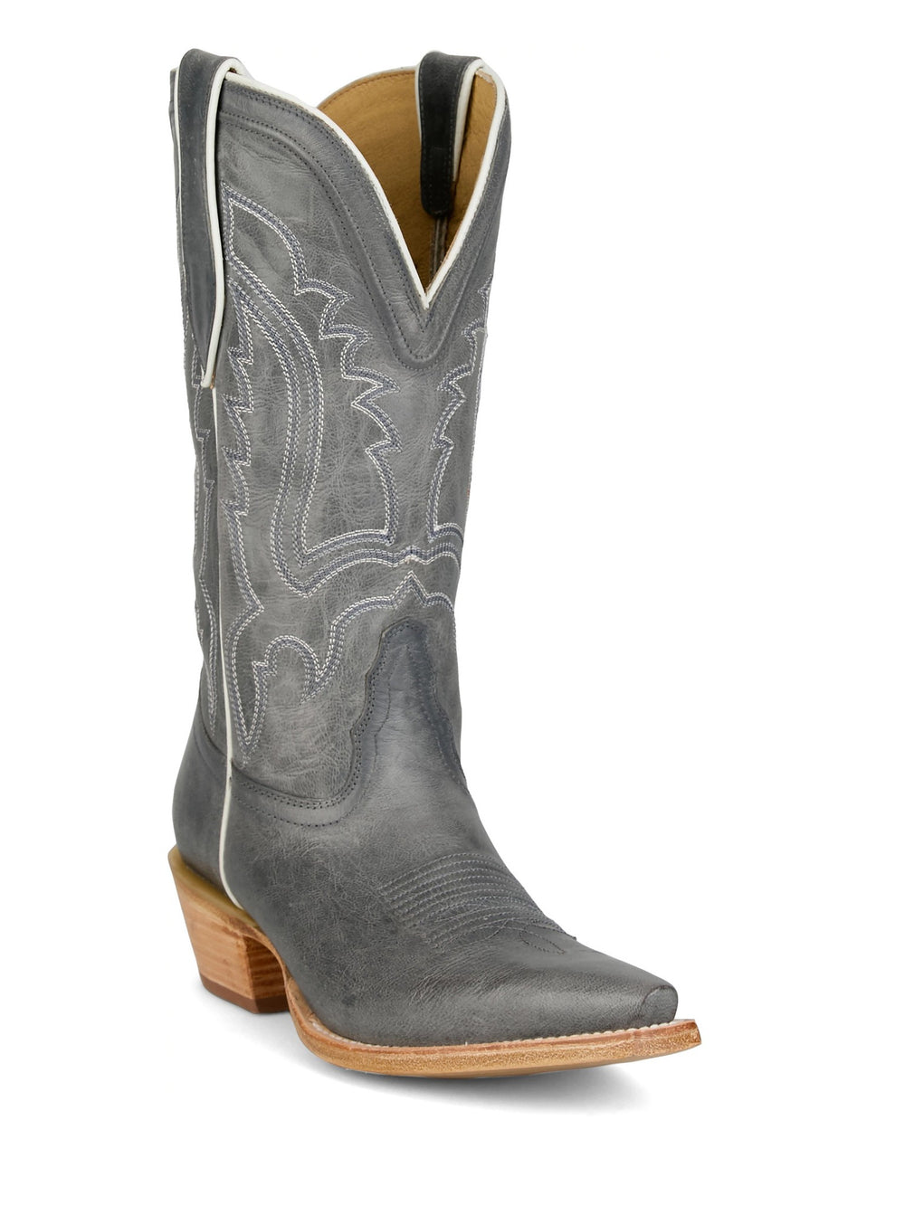 Tony Lama Women's Val 12" Derby Western Boot, Graphite | DR3830