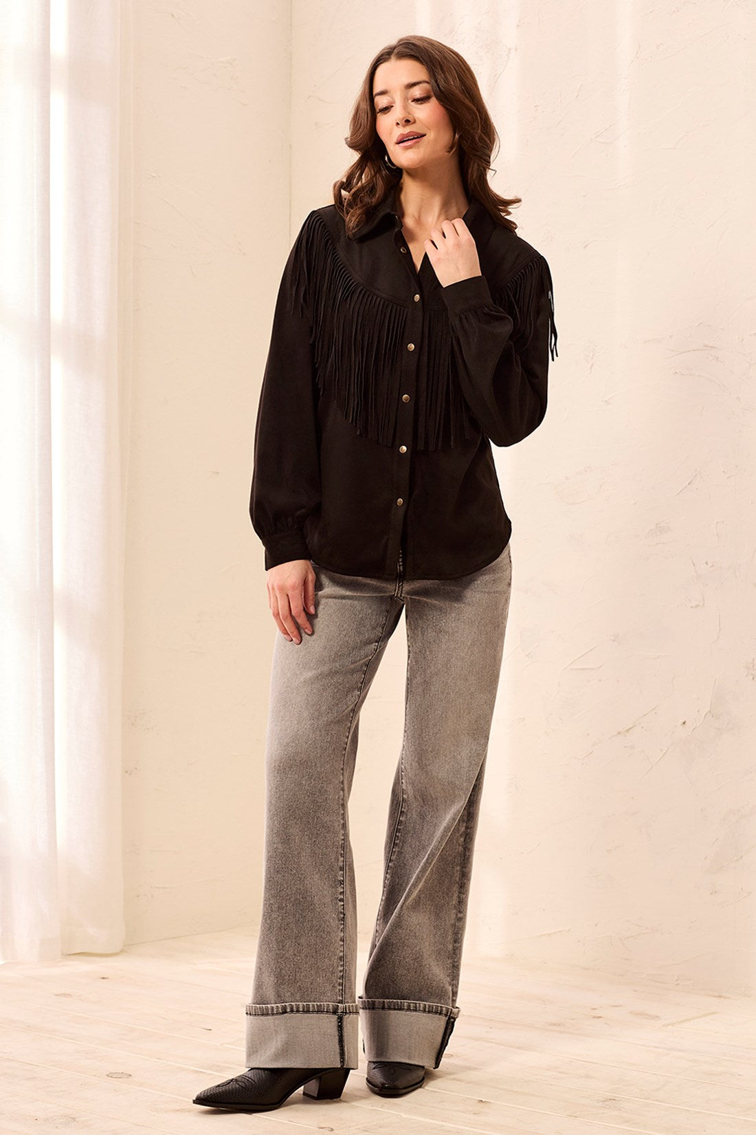 TRIBAL Womens Black 6290O-5717 - view 3