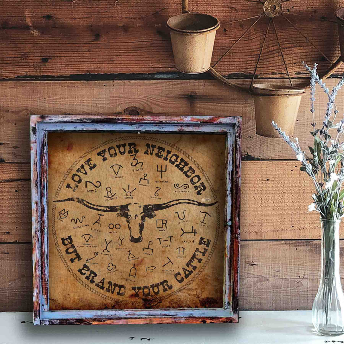 TroubleMaker Trading Company Love Your Neighbor Longhorn TMT-SQ10-003 - view 2