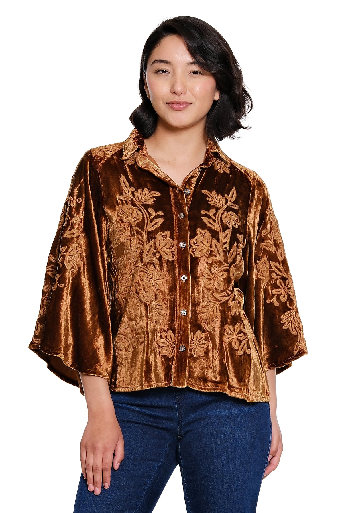 Tru Luxe Jeans Womens Dark Spice T46348BM - view 1