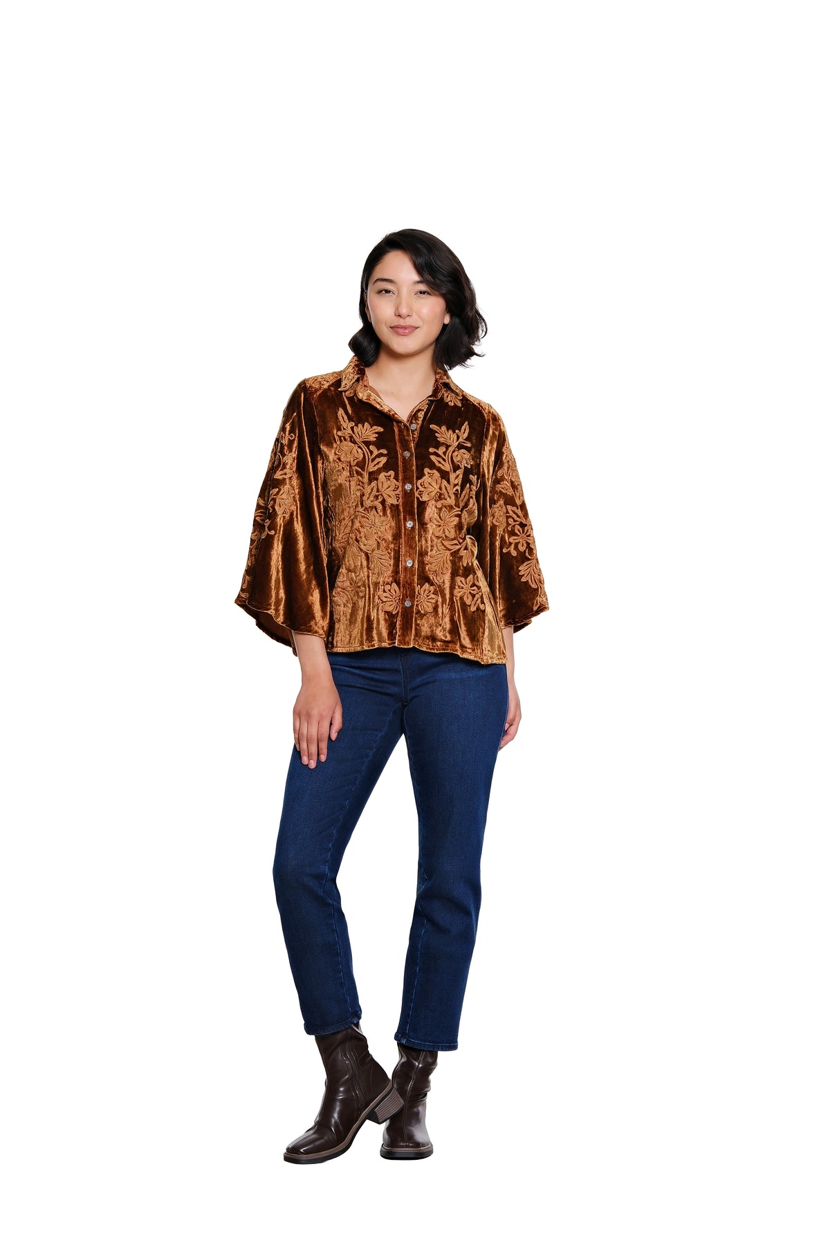 Tru Luxe Jeans Womens Dark Spice T46348BM - view 2