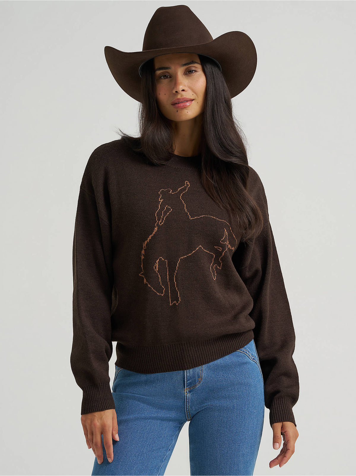 Women's Wrangler Canyon Sweater - Brown - alternate view 1