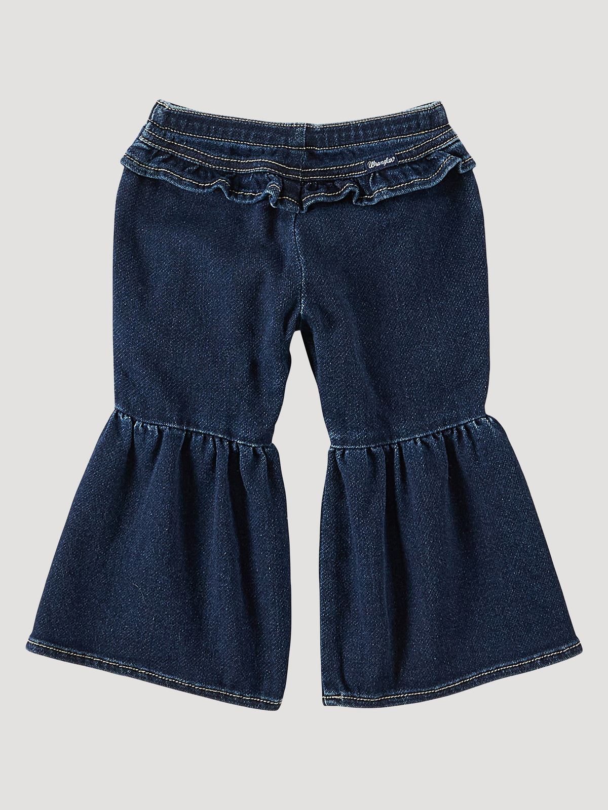 Wrangler Little Girl's Ruffle Leg Flare Jean, Lacey – back