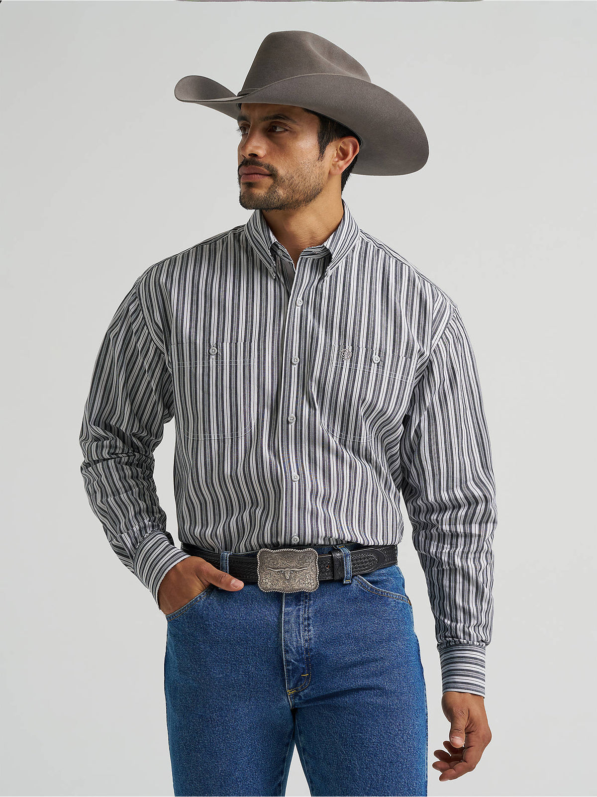 Wrangler Mens Grey 112385355 - view 1