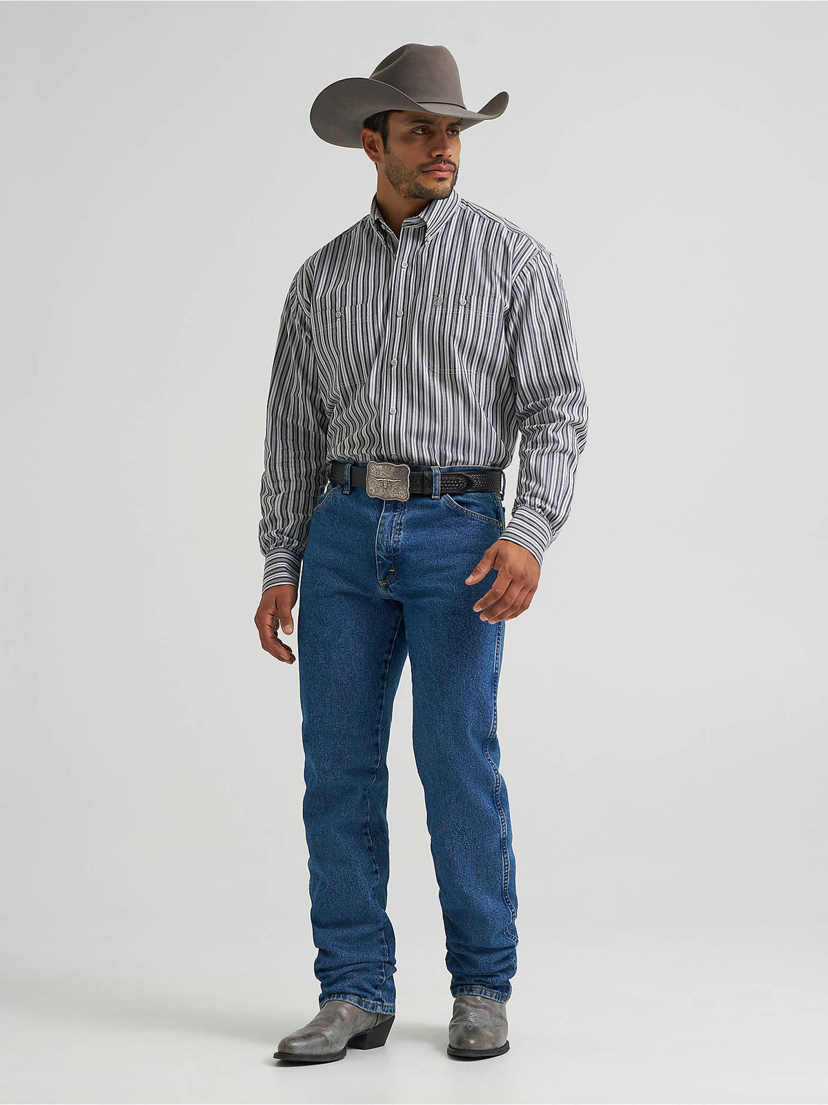 Wrangler Mens Grey 112385355 - view 3