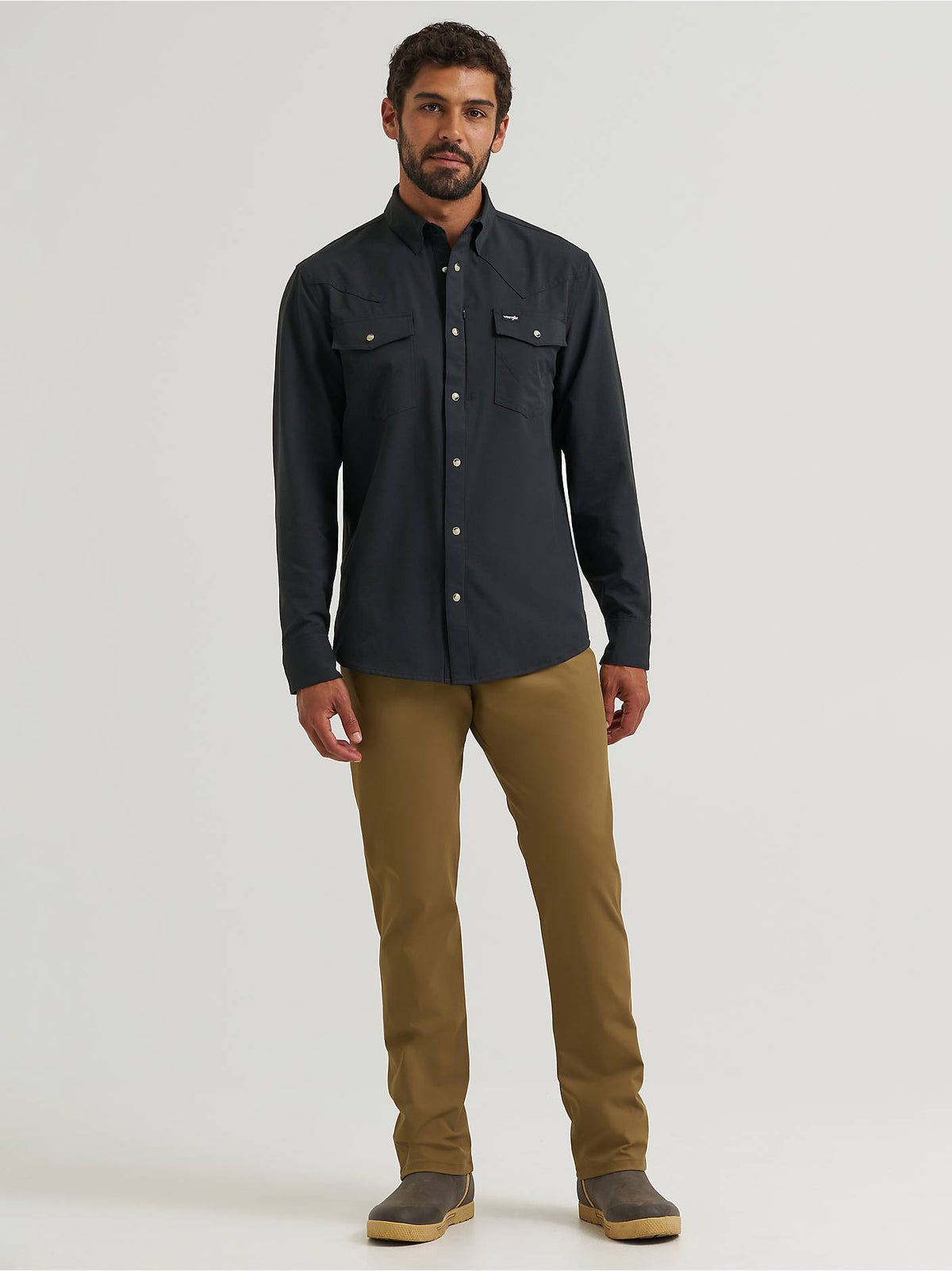Wrangler Mens Jet Black 112384707 - view 2
