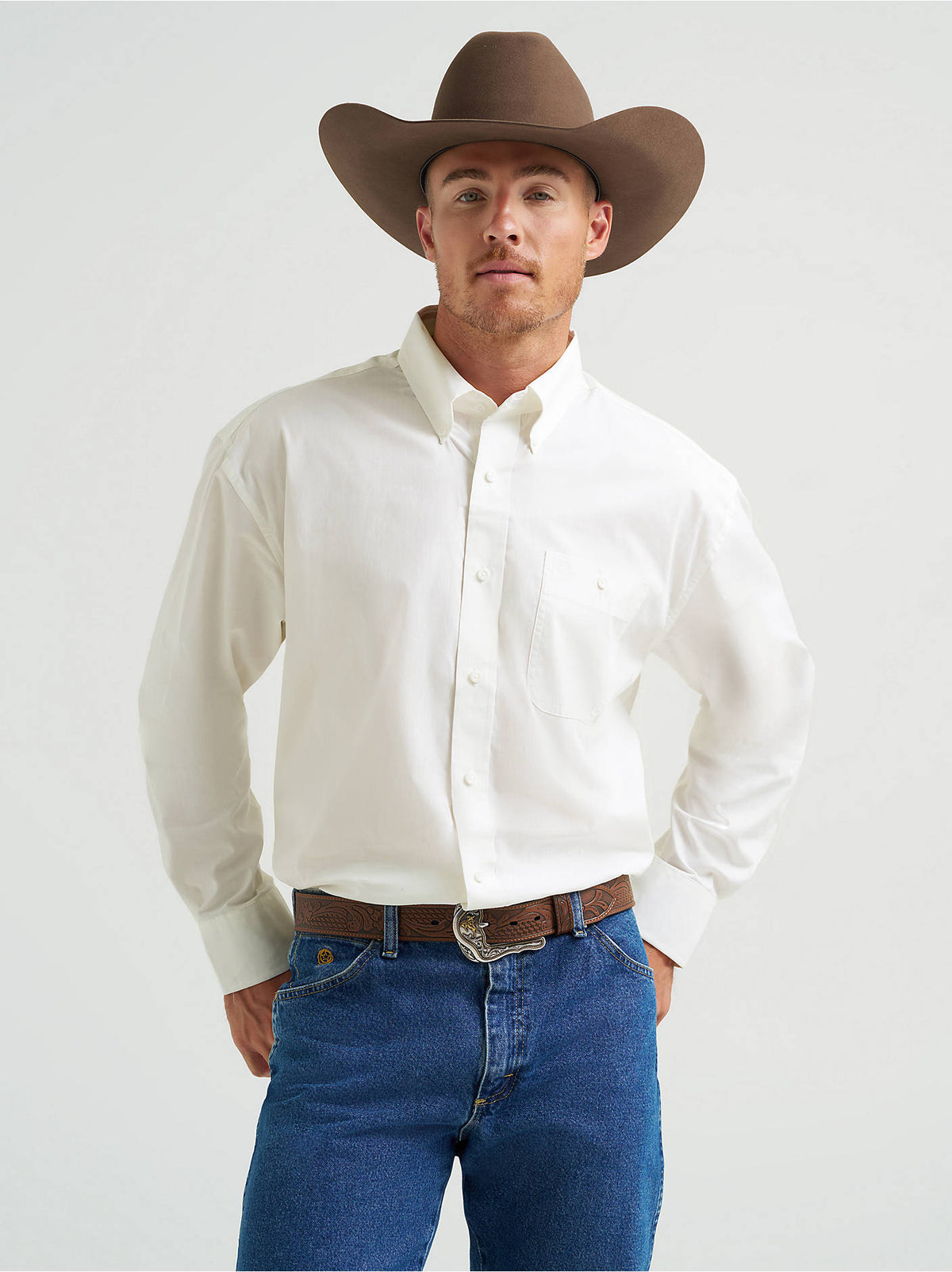 Wrangler Mens White 112345801 - view 1