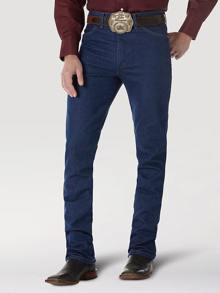 Wrangler Men's Cowboy Cut Slim Fit Jeans, Prewashed Indigo – front